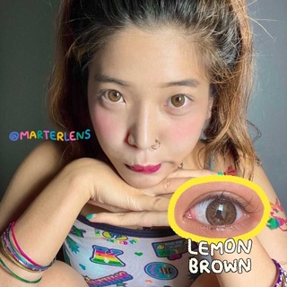 [ม้าเต่อเลนส์] Lemon Brown สายตาปกติสั่งได้เลย สายตาสั้นทักแชทก่อนคั๊บ