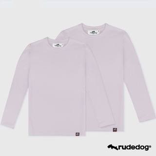 Rudedog เสื้อยืดแขนยาวชาย/หญิง สีชมพู รุ่น Spacious (ราคาต่