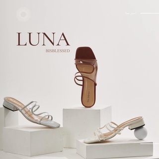 LUNA shoes - white - brown - silver