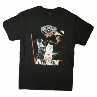 เสื้อผ้าผชเสื้อยืด พิมพ์ลาย Unseix Zion Williamson 1 Orleans Pelicans DiyS-5XL