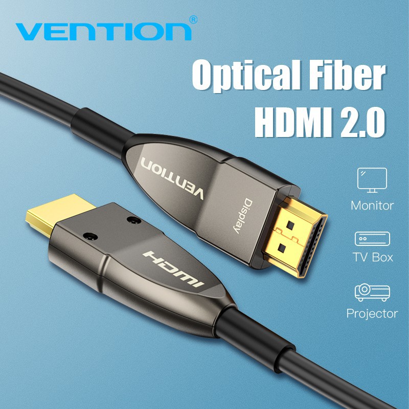 Vention Fiber Optic HDMI Cable 2.0 Supports High Speed 18Gbps ARC HDR10