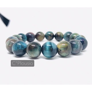 กำไลหิน Blue tiger eye (B01) ขนาด  8 - 10 - 12 mm