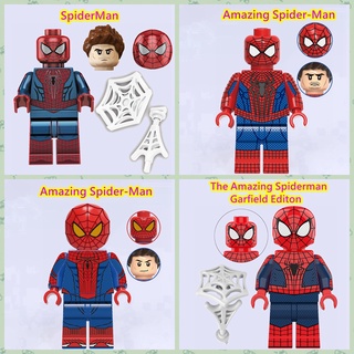 Lego ของเล่นตัวต่อเลโก้ ตุ๊กตา Marvel spider-man spider man ของเล่นสําหรับเด็ก