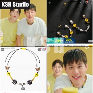 [จัดส่งภายใน 36 ชั่วโมง] EVEA+ Necklace บิวกิ้น สร้อยคอผีเสื้อ Meiji bilkin eave necklace Salute ฮิปฮอปหน้ายิ้มสร้อยค