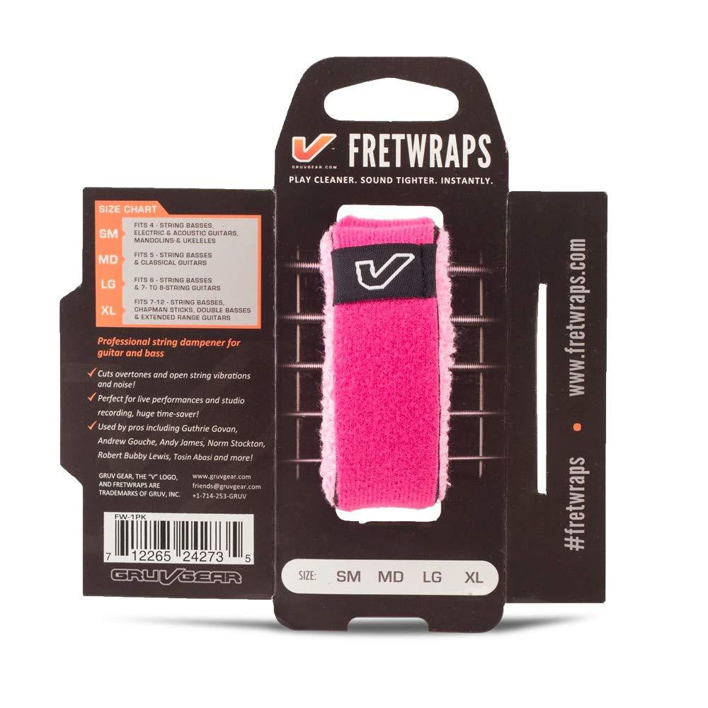 GruvGear FretWraps (PNK) อุปกรณ์ลด Overtone และเสียง Resonance ส่วนเกินสีชมพู