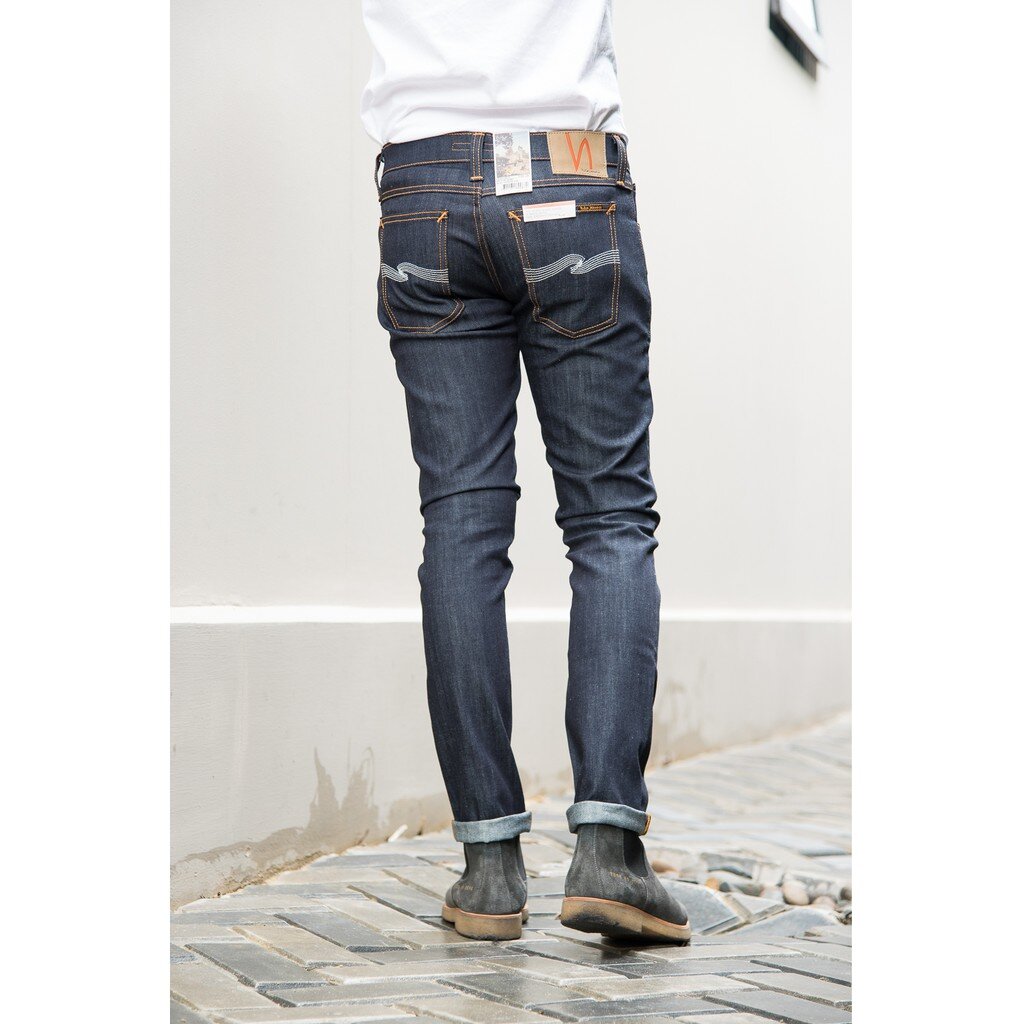nudie long john dry ecru embo