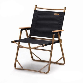 MW02 OUTDOOR FOLDING CHAIR [BIG SIZE BLACK]