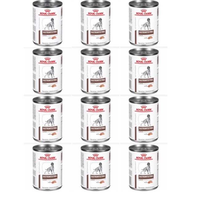 Royal Canin Gastro Intestinal Low Fat 410g (12กระป๋อง) สำหรับสุนัขตับอ่อนอักเสบ มีปัญหาดูดซึมไขมัน Exp01/2027
