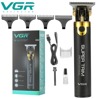 เครื่องโกนหนวดพร้อมด้ามมีดโกน VGR รุ่น V-082 professional hair trimmer ปัตตาเลี่ยนตัดแต่งทรงผมและหนวด เครา จอนแบบไร้สาย