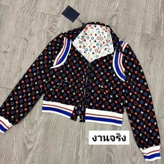 LOUIS VUITTON GAME ON REVERIBLE PRINTED NYLON BOMBER JACKET