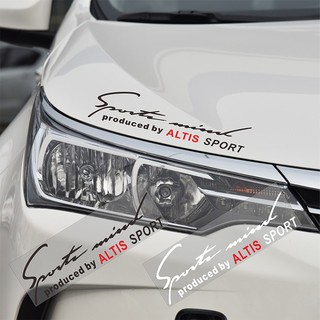 Toyota Altis โตโยต้าอัลติสสติ๊กเกอร์ร่างกายสติกเกอร์รถสติ๊กเกอร์สะท้อนแสงสติ๊กเกอร์ฮู้ด
