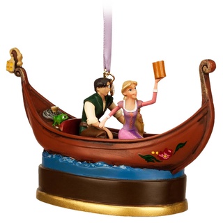 *พร้อมส่ง* Rapunzel &amp; Flynn Rider Singing Living Magic Sketchbook Ornament – Tangled