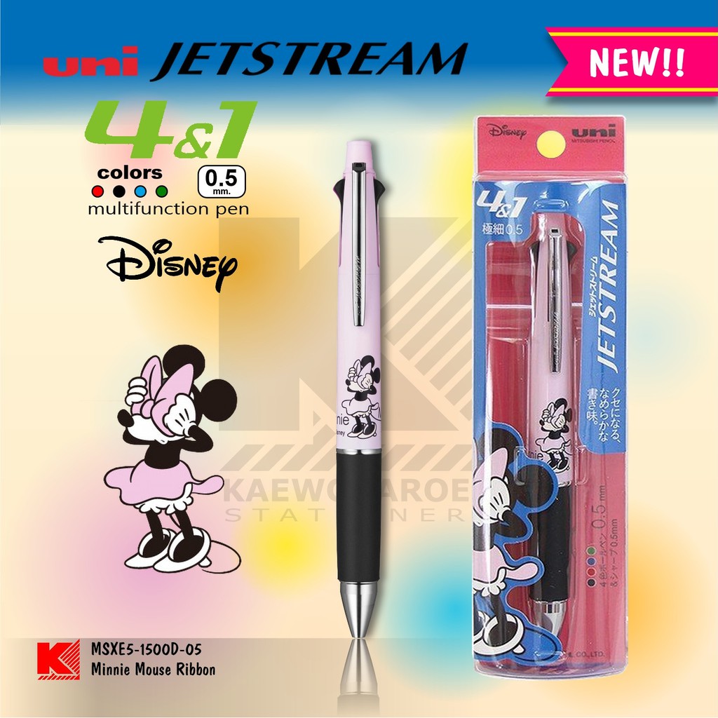 ปากกา 5 ระบบ Uni Jetstream 4+1 Disney Limited Edition ขนาด 0.5 มม. - รูปที่ 2