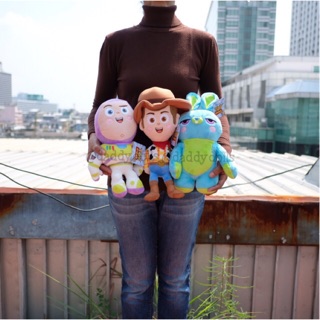 ตุ๊กตา Woody วู้ดดี้ &amp; Buzz Lightyear บัสไลท์เยียร์ &amp; Bunny กระต่ายบันนี่ Cute Toy Story ทอยสตอรี่