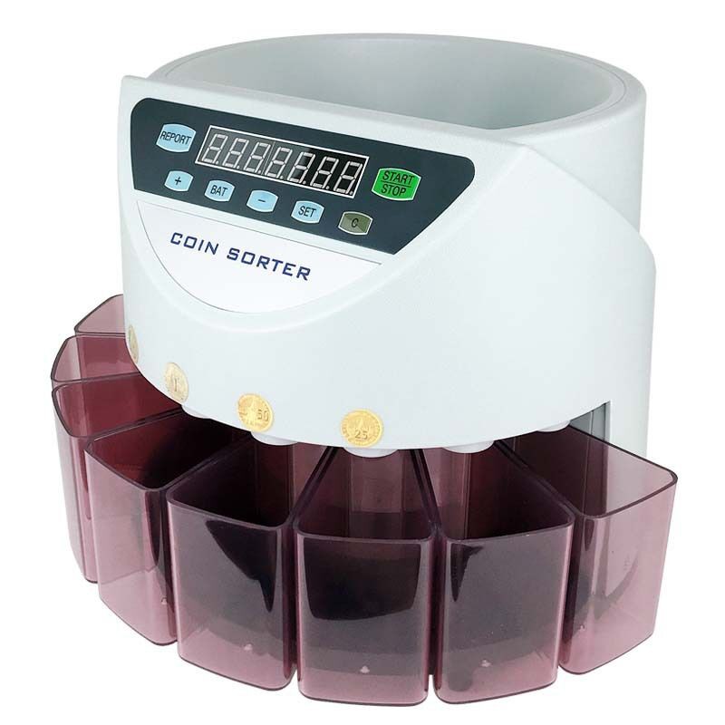 ของแท้100% รับประ1 ปี Coin counter เครื่องนับเหรียญ เครื่องคัดแยกเหรียญแบบอัตโนมัติ รุ่นใหม่สุด - รูปที่ 5