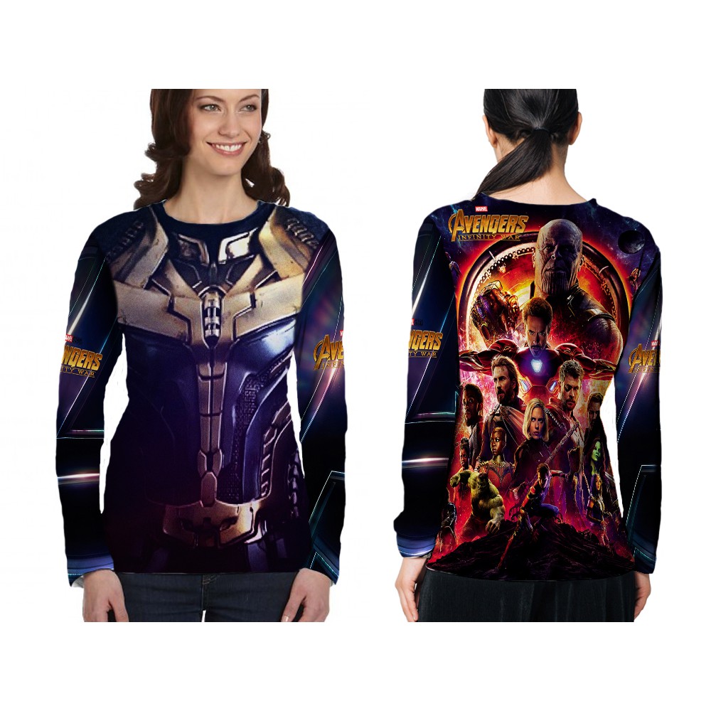 [Riashop] Avenger INFINITY WARS 01 เสื้อยืดผู้หญิง| เสื้อยืดแขนยาว Avenger INFINITY WARS 01