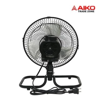 AIKO พัดลม ไอโกะ TURBO รุ่น AVF-210 ขนาด 10" สีดำ ส่ายได้ ใบพัดอลูมิเนียม *รับประกัน 2 ปี*