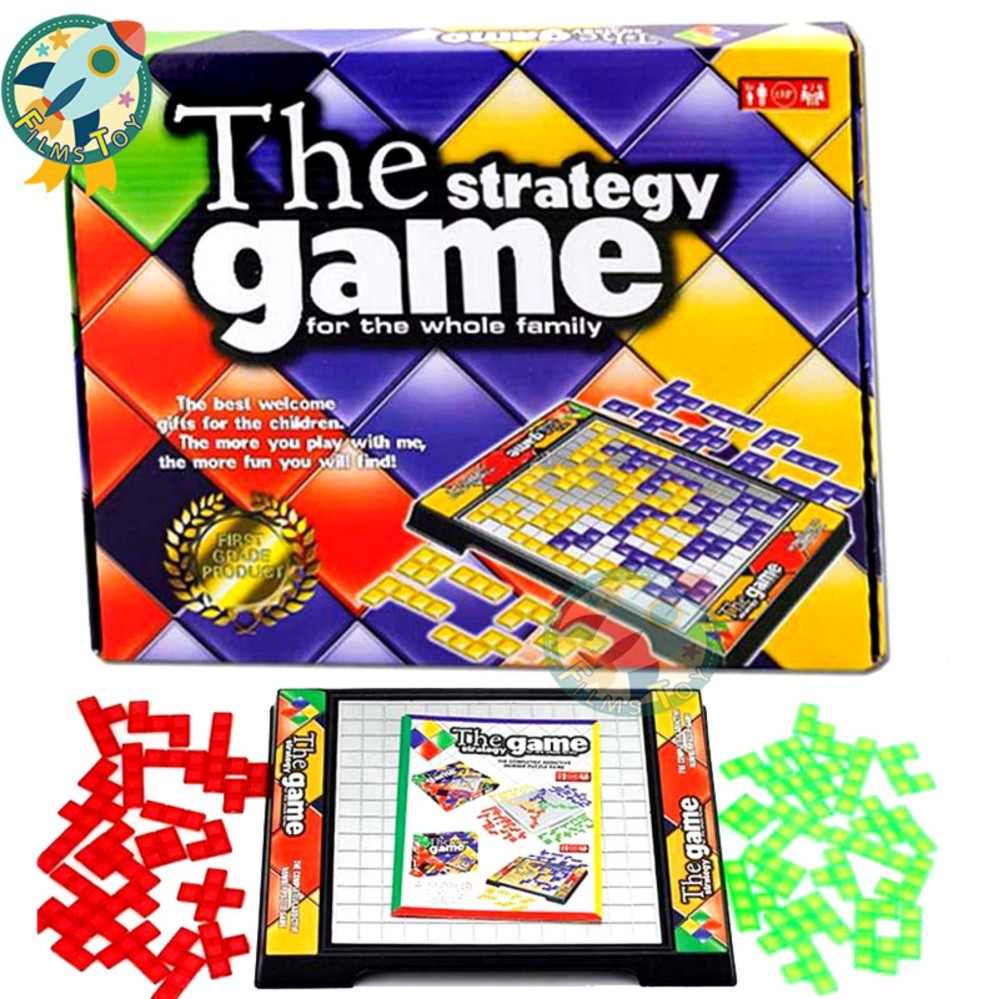 The strategy game เกมส์วางกลยุทธิ์ล้อมเมือง ชิงพื้นที่  แสนสนุก พัฒนาสมอง blockus