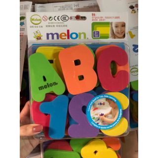 ตัวอักษรโฟม ABC ติดผนังห้องน้ำได้ มีเก็บปลายทางคะ