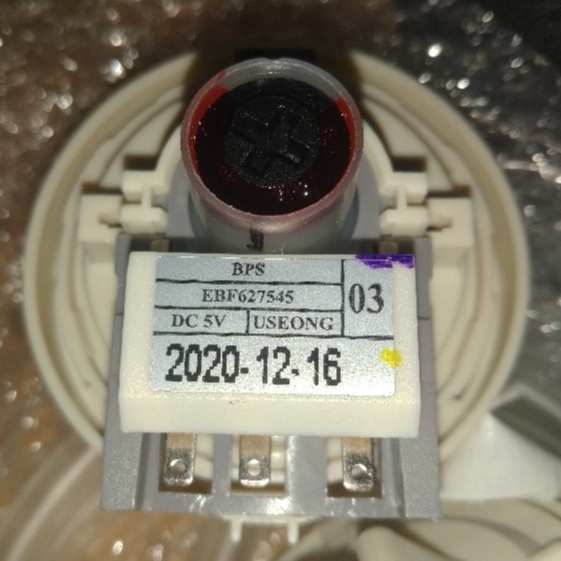 03 เพรชเชอร์แอลจี [แท้] LG EBF627545 (03) ตัววัดระดับน้ำ เซ็นเซอร์ระดับน้ำ อะไหล่เครื่องซักผ้าตัวควบ