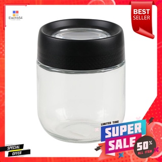 ขวดโหลแก้วฝาเกลียว MAGNIFF 0.35 ลิตร สีดำGLASS CANISTER WITH SCREW LID MAGNIFF 0.35L BLACK