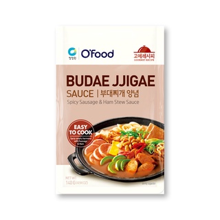 พร้อมส่ง! โอฟู้ด ซอสหม้อไฟเกาหลี 140 กรัม OFood Budae Jjigae Sauce 140g