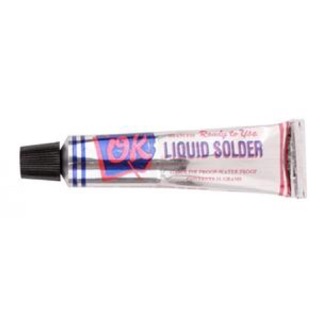 ตะกั่วหลอด ตรา OK LIQUID SOLDER เเพ็ค 4 หลอด