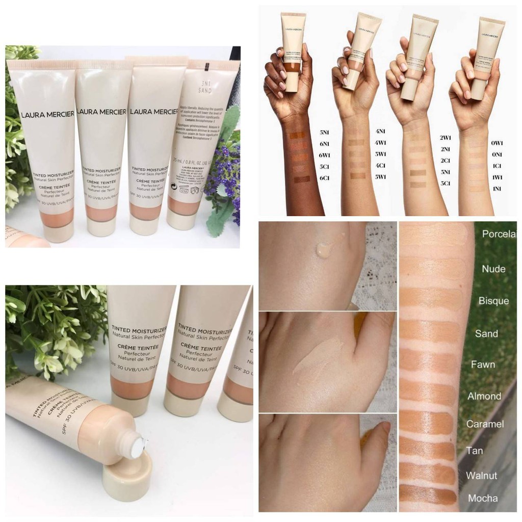 Mercier Tinted Moisturizer Color Chart