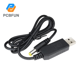 Pcbfun อะแดปเตอร์แปลงสายเคเบิลชาร์จ DC 5V เป็น 12V USB เป็น 2.1*5.5 มม.