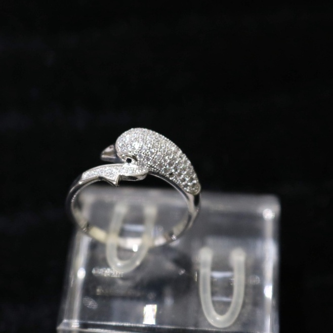 แหวนหินรูปปลาโลมาน่ารัก - N77 + N76 + N78