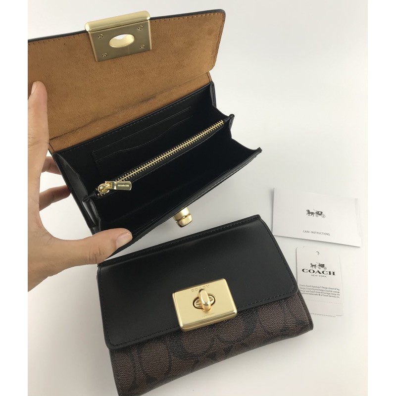 76789 กระเป๋าสตางค์ ใบสั้น หนังวัว พร้อมช่องใส่เหรียญ