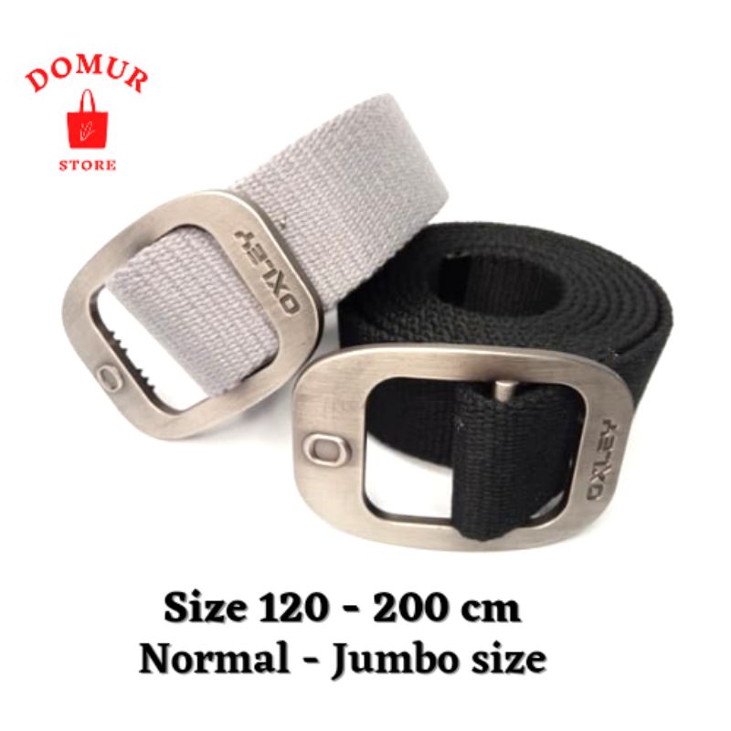 KATUN JUMBO LONG ผ้าใบขนาดใหญ่ COTTON OXLEY OVAL DOP เข็มขัดผู้ชายและผู้หญิง