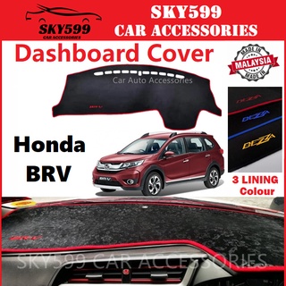 แผ่นแดชบอร์ด แบบหนา กันลื่น คุณภาพสูง สําหรับ Honda BRV BR-V