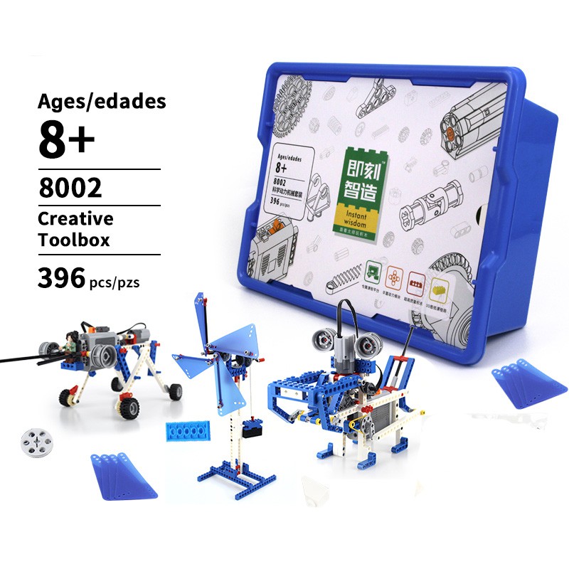 496pcs 437pcs Technic ใช้งานร่วมกับ 9686 DIY การศึกษานักเรียนการเรียนรู้ Building Blocks อะไหล่มอเตอร์กล่องแบตเตอรี่สําหรับเทคโนโลยี MOC 9686 ใช้งานร่วมกับอิฐทุกยี่ห้อสําหรับเด็ก