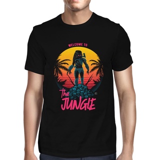 [100% Cotton] เสื้อยืดผ้าฝ้าย พิมพ์ลาย Welcome To The Jungle CJpgnb61LBngme80 1Tee สําหรับผู้ชาย