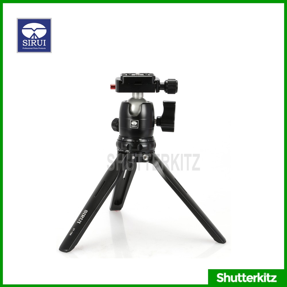TRIPOD SIRUI 3T-15K TABLE TOP TRIPOD + B-00 BALLHEAD (สีดําและสีแดงสี)