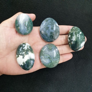 หินก้อนมอสอาเกต(MossAgate)หินมอสอาเกตก้อนละ200