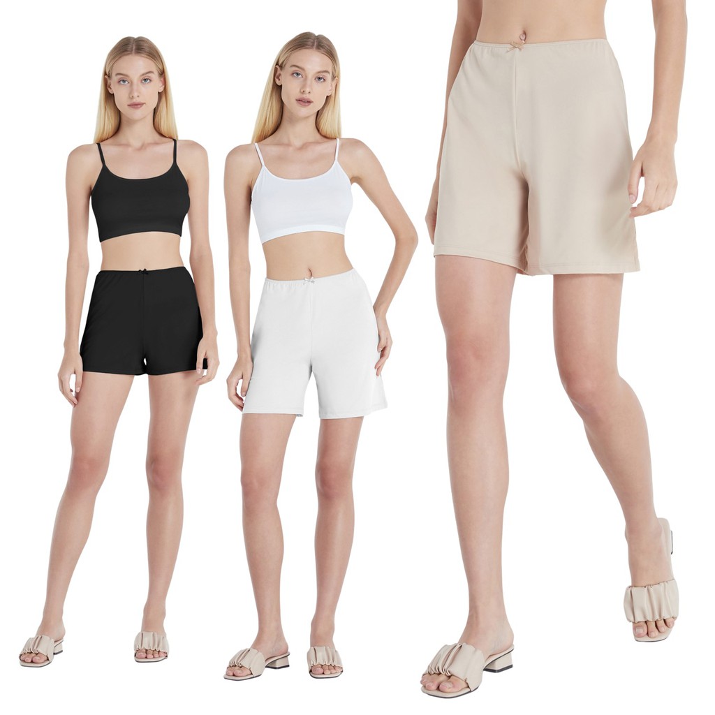 Cherilon เชอรีล่อน กางเกงขาสั้น ผู้หญิง ผ้า COOL TOUCH นุ่มลื่น ใส่เย็น ลดการระค