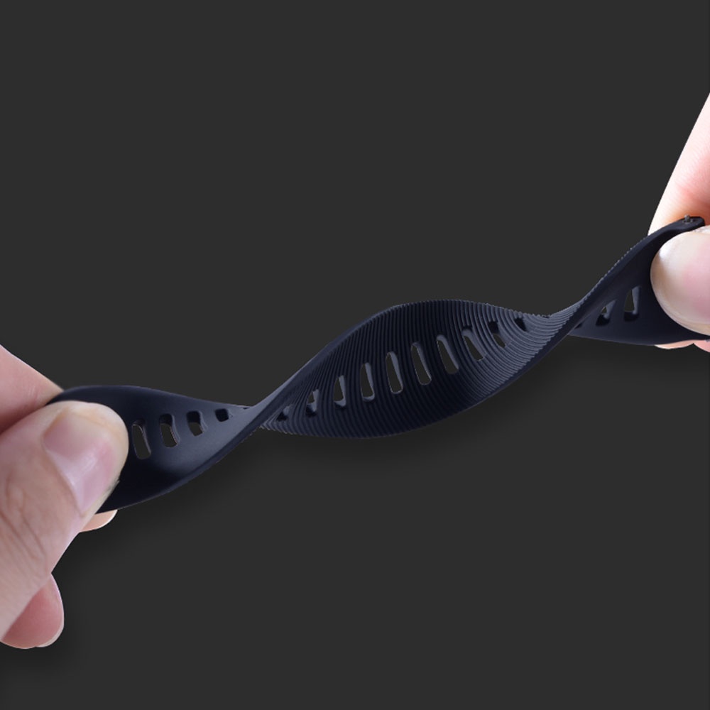 สายนาฬิกาข้อมือซิลิโคน 20 มม. แบบเปลี่ยน สําหรับ Xiaomi รูปที่ 3