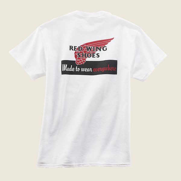 เสื้อยืด Red Wing T-Shirt in White