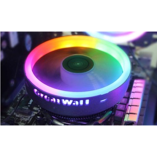 พัดลม cpu rgb Great Wall ของใหม่ Intel 775/115x/1151/1150/1155/1156 AMD 775/939/940/AM2/AM2+/AM3/FM1/FM2)