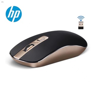 HP S4000 Silent Wireless Mouse เมาส์สำหรับสำนักงานธุรกิจสีดำสำหรับแล็ปท็อปคอมพิวเตอร์พีซี