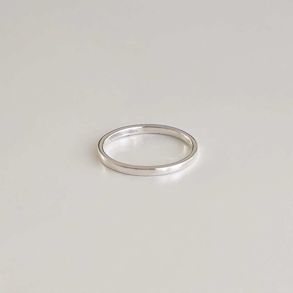 Winterwinter Jewelry Silver925 : เครื่องประดับเงินแท้ 925 แหวนเกลี้ยง แหวนเงินแท้ ปลอกมีด2mm