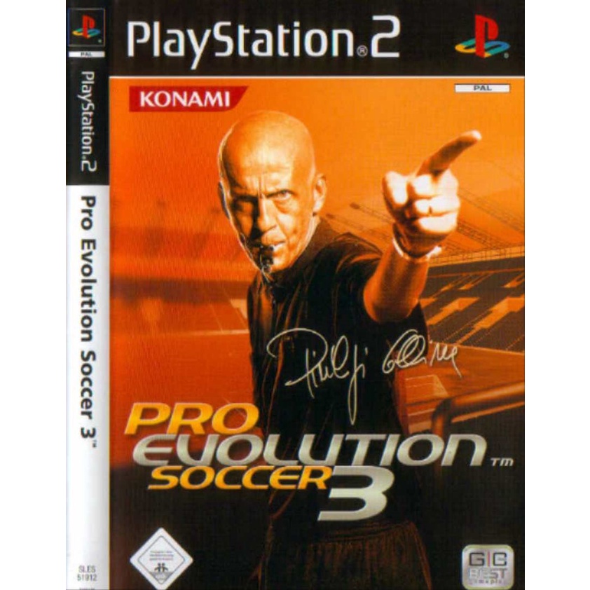 แผ่นเกมส์ PES 3 Pro Evolution Soccer 3 PS2 Playstation 2 คุณภาพสูง ราคาถูก