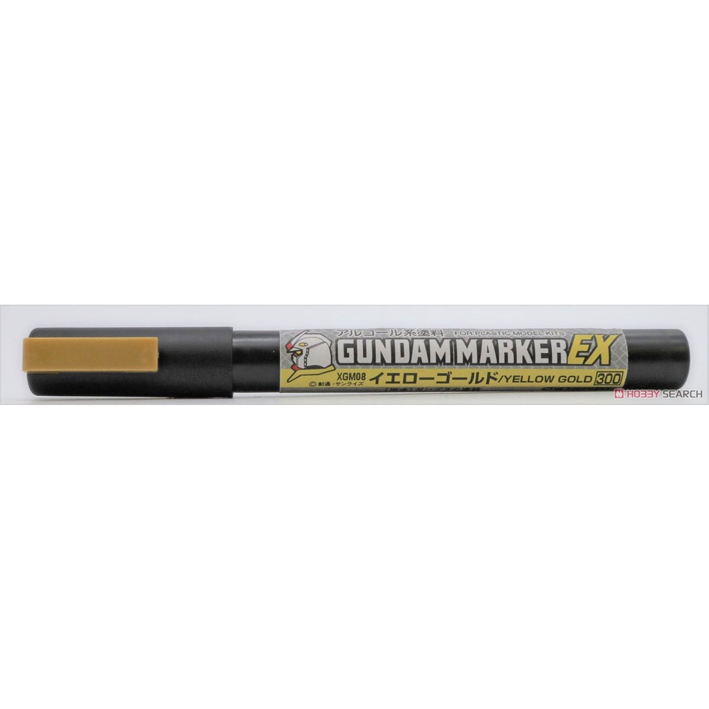 กันดั้มมาร์คเกอร์ สีทองเหลือง Creos Gundam Marker EX Yellow Gold XGM08 - กันดั้ม กันพลา Gundam Gunpla NJ Shop