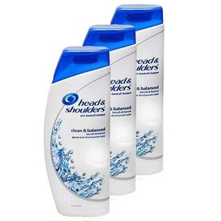 K.N. Shop ﻿Head &amp; Shoulders เฮดแอนด์โชวเดอร์ส แชมพู คลีนแอนด์บาลานซ์ 150 มล. (แพ็ค 3 ขวด)