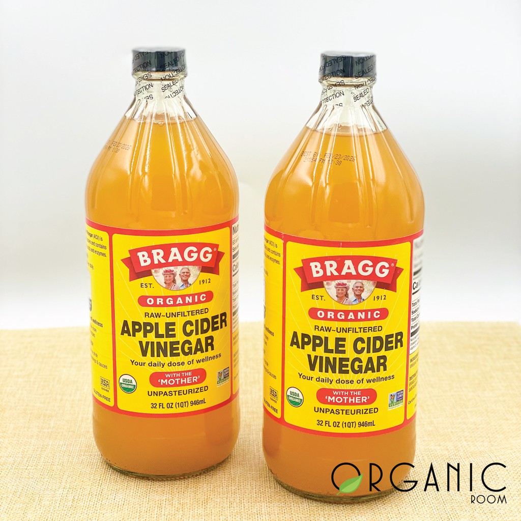 Apple Cider Vinegar 946 ml. แอปเปิ้ลไซเดอร์ ACV ตรา bragg