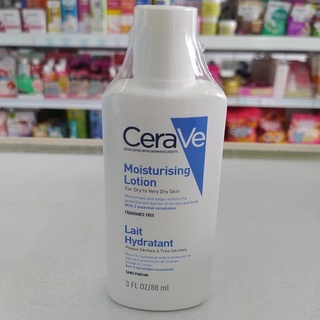 เซราวี CERAVE Moisturising Lotion โลชั่นบำรุงผิว เนื้อสัมผัสบางเบา 88ml.(โลชั่น Moisturising Lotion ผิวชุ่มชื้น)