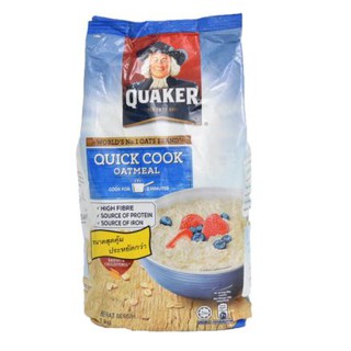 Quick Cook  เควกเกอร์ ข้าวโอ๊ต สุกเร็ว ซีแพต ไดมาซัค (สุกใน 2 นาที)