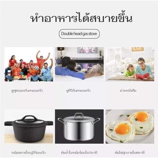 เตาแก๊สแบบ 2 หัว รุ่น IK04 ให้ความร้อนสูง ปรับความแรงได้ สินค้าพร้อมส่งจากไทย!!***ใช้กับหัวปรับแรงดันต่ำเท่านั้น